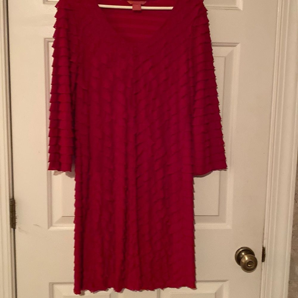 Pretty red dress, Size Medium. Worn once